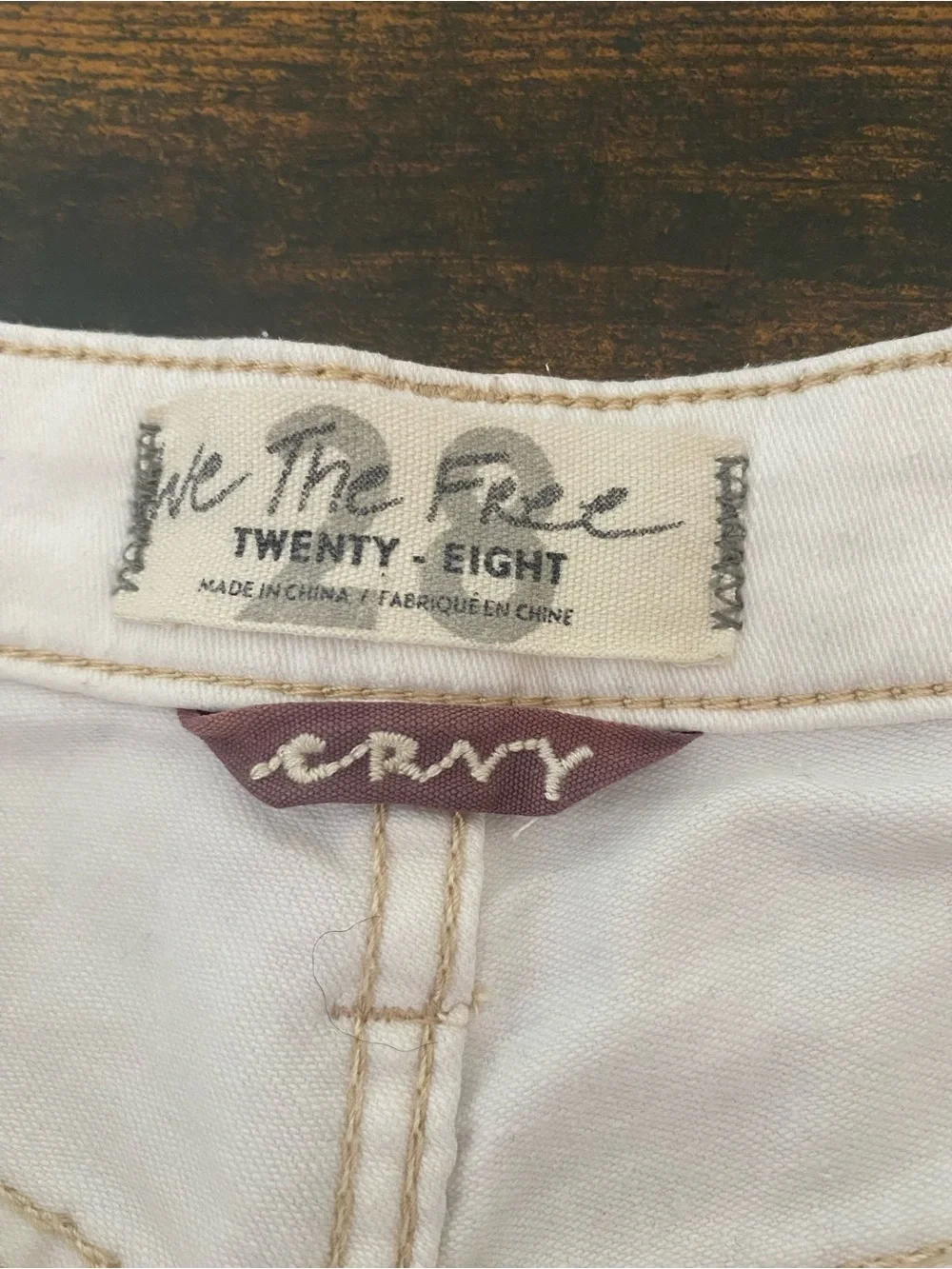 Free People We The Free Crvy High-Rise Distressed Denim Shorts
